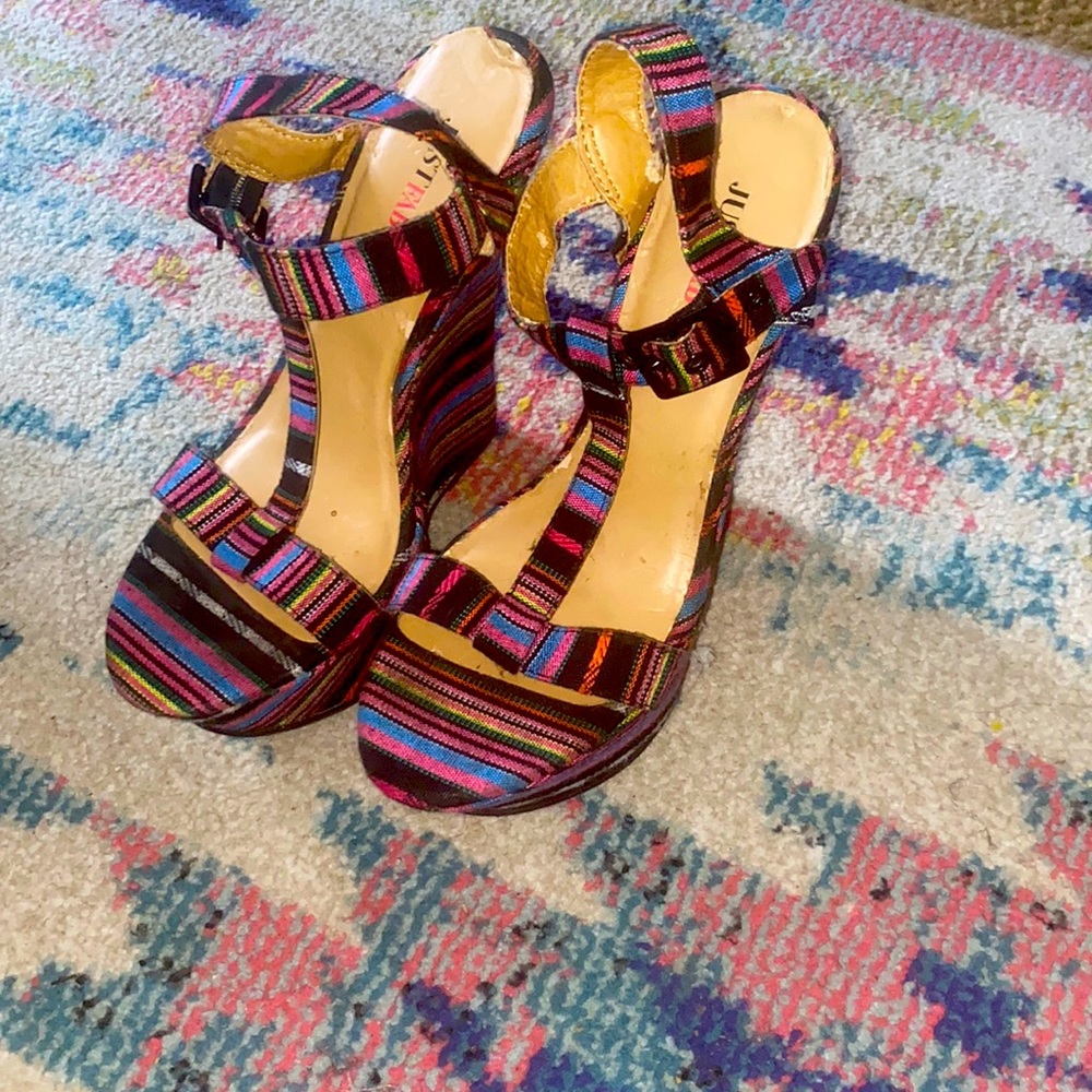 Just fab wedges size 8